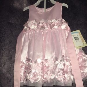Pink Flower pedal dress.